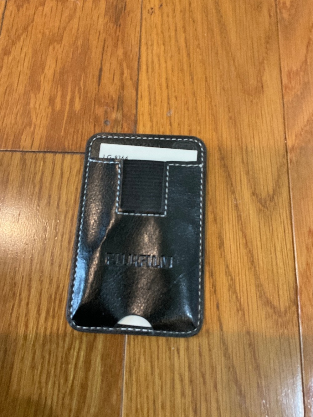 Leeman Black Leather Venezia Smartphone Wallet, NWT